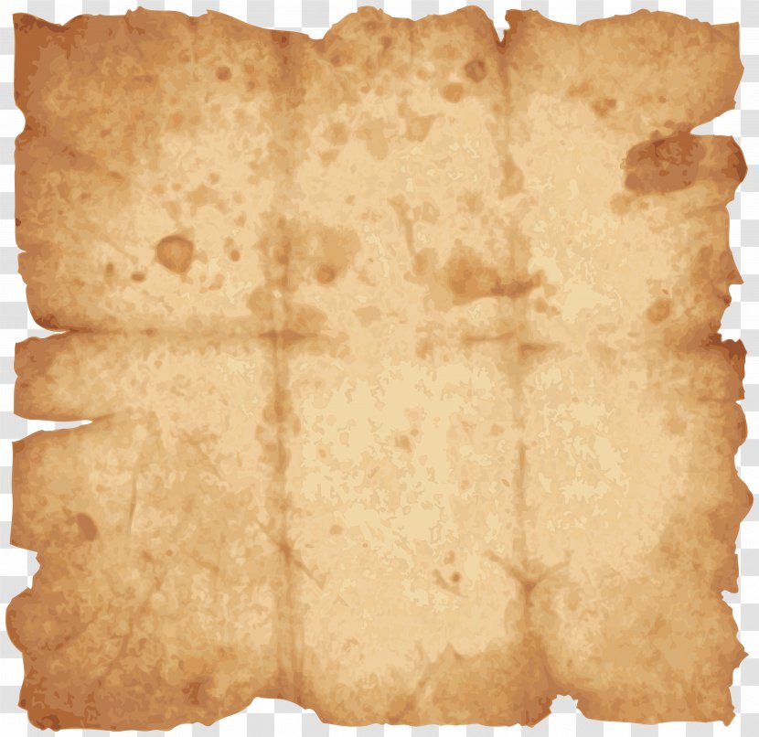 Kraft Paper Scroll Papyrus Clip Art - Vector Bullet Hole Material Transparent PNG