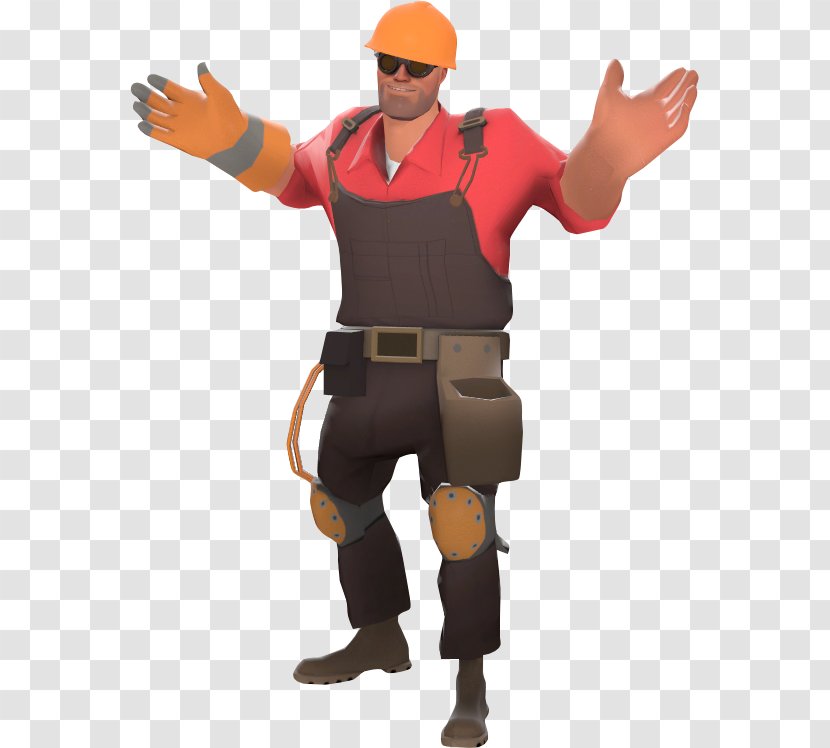 Finger Team Fortress 2 Headgear Engineer - Arm Transparent PNG