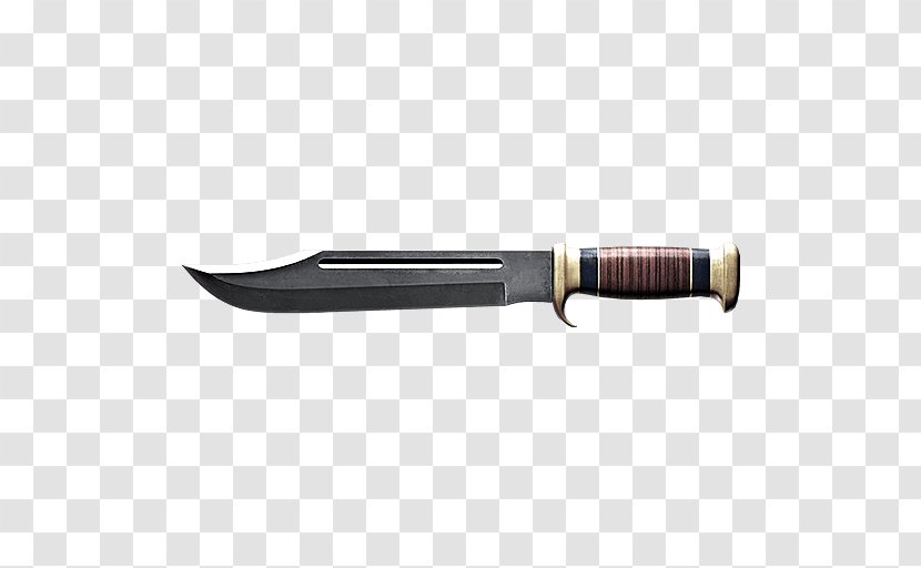 Bowie Knife Hunting & Survival Knives Throwing Utility - Blade Transparent PNG