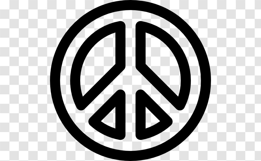 Peace Symbols Coloring Book Doodle Sign - Flower - Hippie Transparent PNG