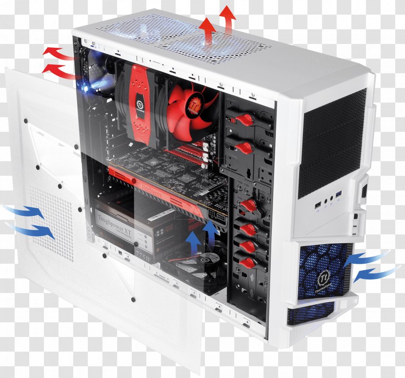 Computer Cases & Housings Thermaltake Commander MS-I Power Supply Unit ATX - Electronics Accessory Transparent PNG