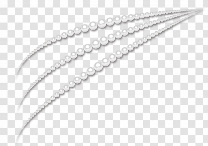 Pearl U9996u98fe Necklace Icon - Monochrome - Hand-painted Jewelry Creative Image,String Of Pearls Transparent PNG