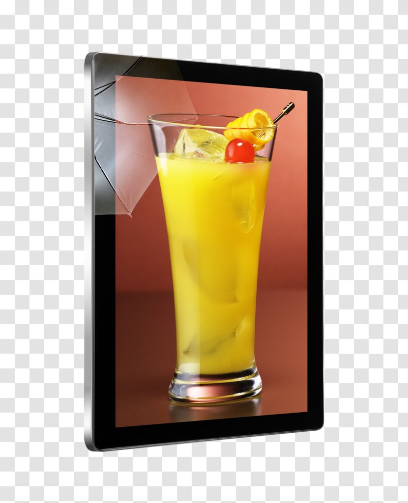Cocktail Screwdriver Juice Fizzy Drinks Vodka - Display Advertising Transparent PNG