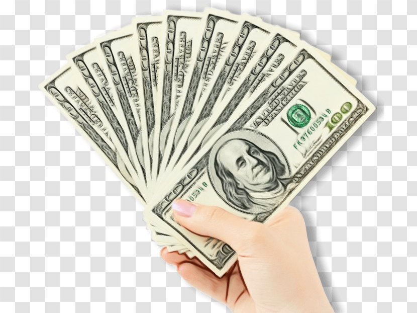 Cash Money Currency Hand Dollar - Paper - Handling Transparent PNG