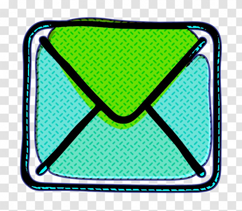Communication Icon Contact Email - Envelope - Aqua Green Transparent PNG
