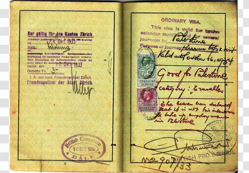 German Passport Document Germany - Paper Transparent PNG