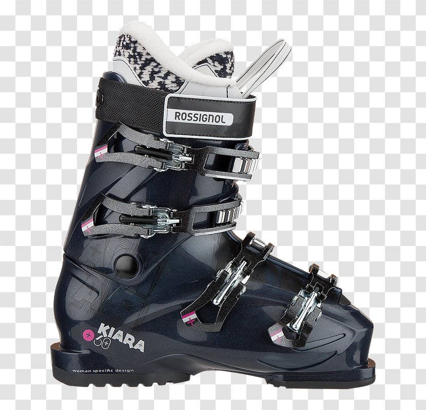 Rossignol Kiara 60 Women's Ski Boots Bindings 15/16 24.5 - Shoe - Skiing Downhill Transparent PNG
