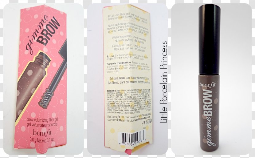 Benefit Cosmetics Gimme Brow+ Brow-Volumizing Fiber Gel Lip Stain Eyebrow - Teeny Weeny Afro Hairstyles Transparent PNG