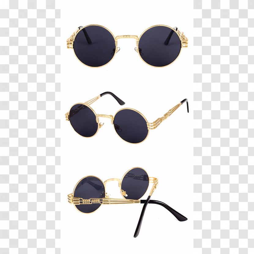 Sunglasses Steampunk Gold Goggles Transparent PNG