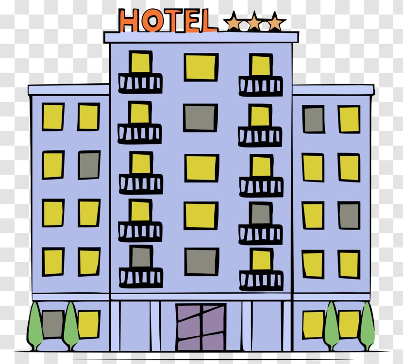 Clip Art Hotel Openclipart Accommodation Free Content - Gratis Transparent PNG