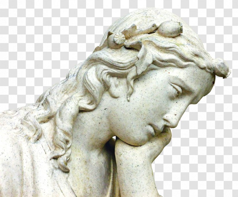 Woman Face - Sculpture - Nonbuilding Structure Marble Transparent PNG