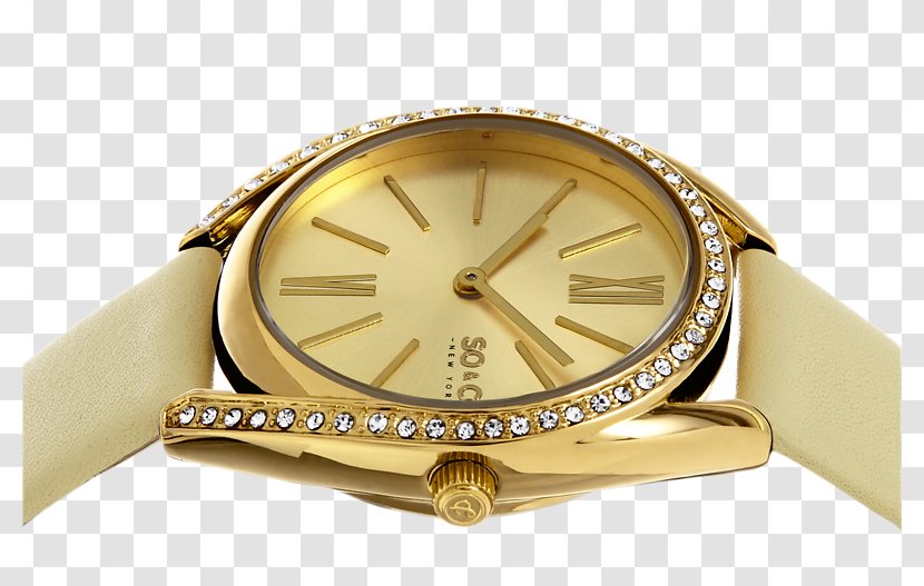 Watch Strap Gold - Clothing Accessories Transparent PNG