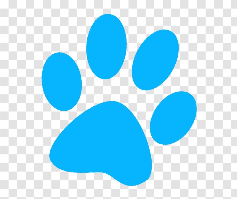 Dog Cat Paw Clip Art - Azure - Paws Transparent PNG