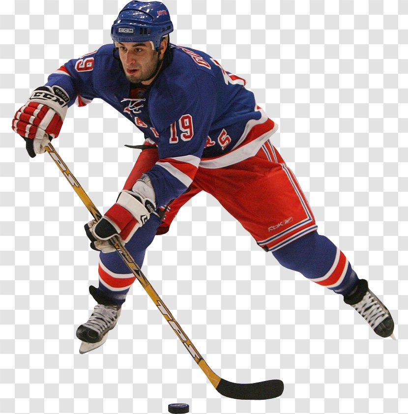 College Ice Hockey Protective Pants & Ski Shorts Defenceman Bandy - Stick And Ball Games - New York Rangers Transparent PNG