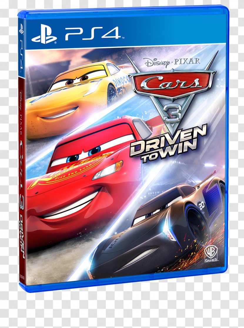 Cars 3: Driven To Win Wii U PlayStation - Video Game Software Transparent PNG