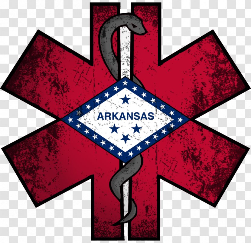 Flag Of Arkansas State Confederate States America - Symbol Transparent PNG
