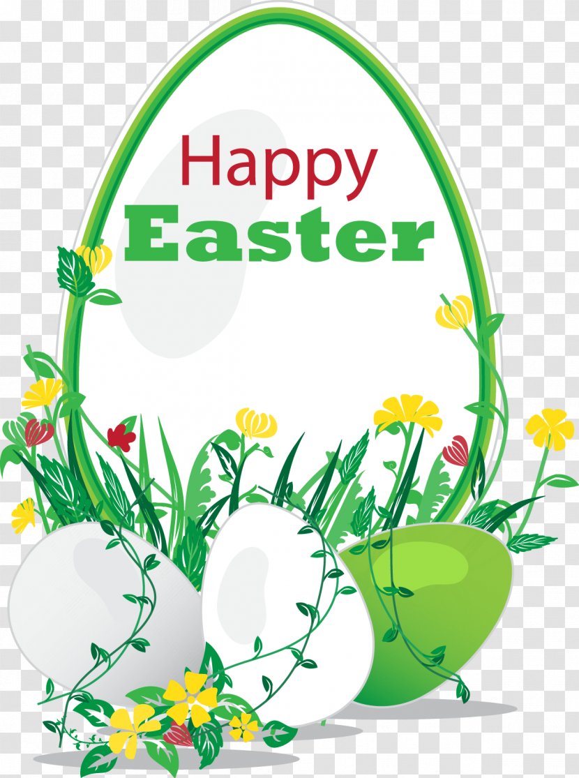 Easter Bunny Egg - Leaf - Vector Grass Eggs Transparent PNG