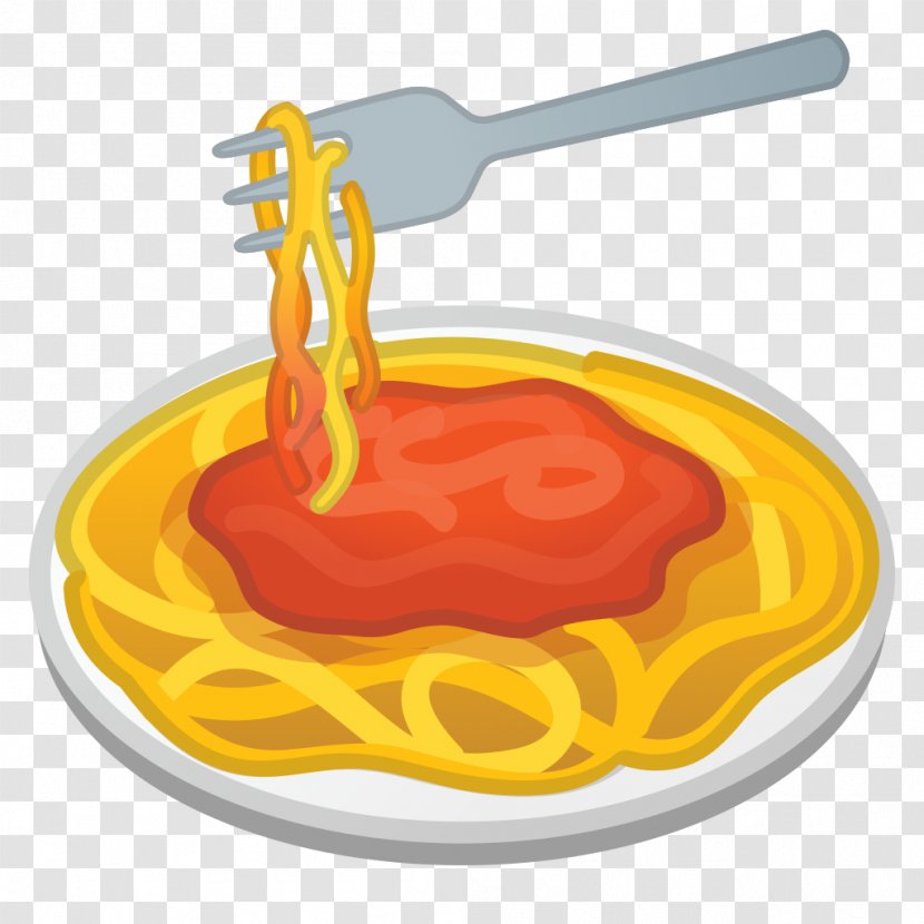 Pasta Bolognese Sauce Emoji Spaghetti Food - Macaroni Transparent PNG