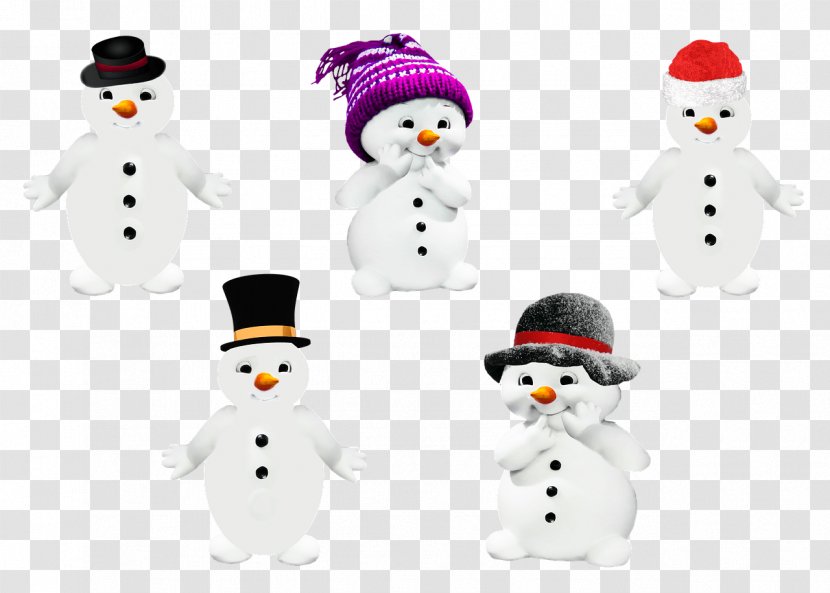 Snowman Winter - Christmas Decoration Transparent PNG
