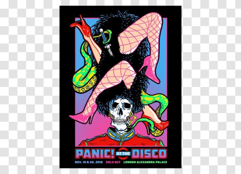 Poster Panic! At The Disco Graphic Design Art - Flower Transparent PNG
