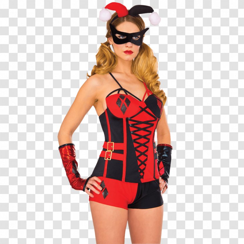 Harley Quinn Batman Corset Costume Party - Frame Transparent PNG