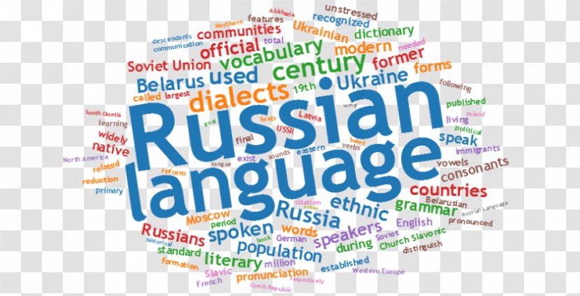Russian Language Acquisition Foreign Learning - Speech - Word Transparent PNG