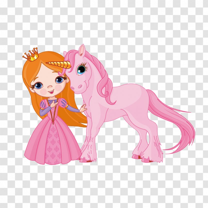 Fairy Tale Princess Clip Art - Vector Artwork Transparent PNG