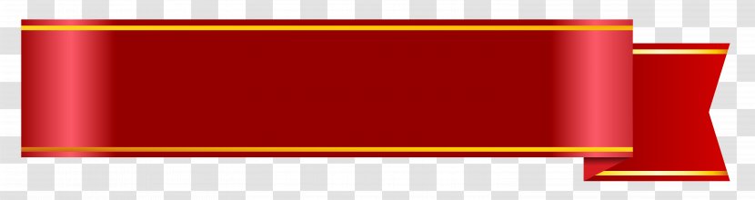 Ribbon Banner Clip Art - Red - Cliparts Transparent PNG