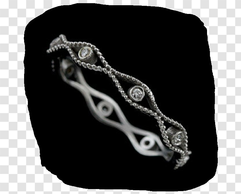 Jewellery Wedding Ring Eternity Bezel Diamond - De Beers - Curve Transparent PNG