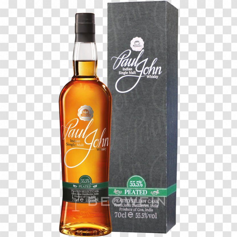 Paul John Bold Single Malt Whisky Whiskey Distilleries - Honey - Gold Cask Transparent PNG