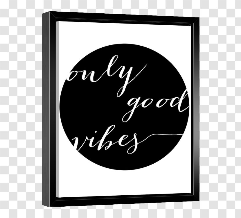 A Stylish Frame Picture Frames Printing Unique Photo - GOOD VIBES Transparent PNG