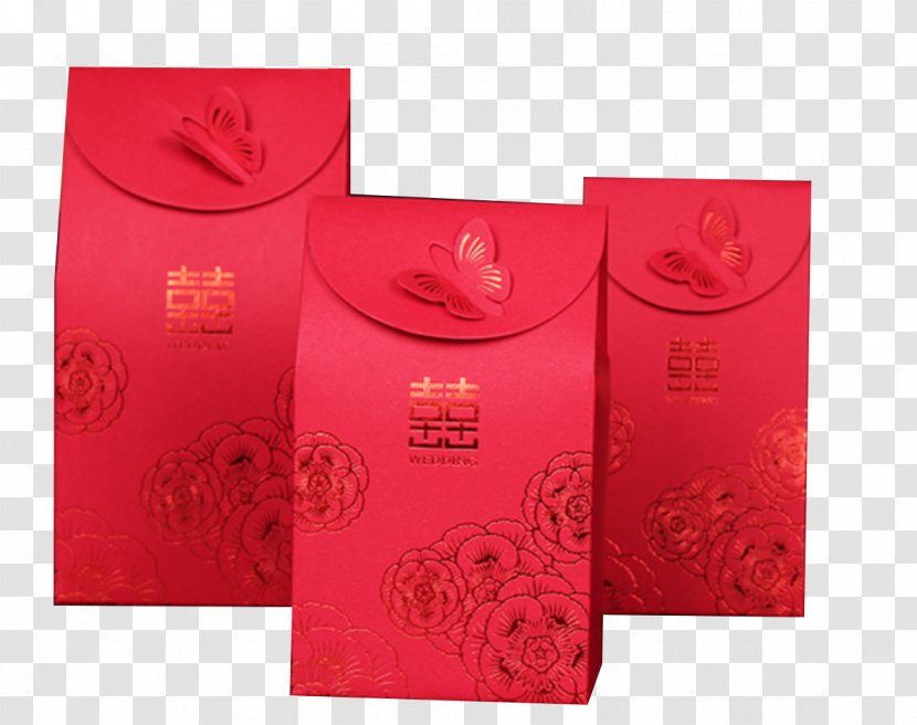 Butterfly Google Images Paper - Crimson Hollow Gift Bag Transparent PNG