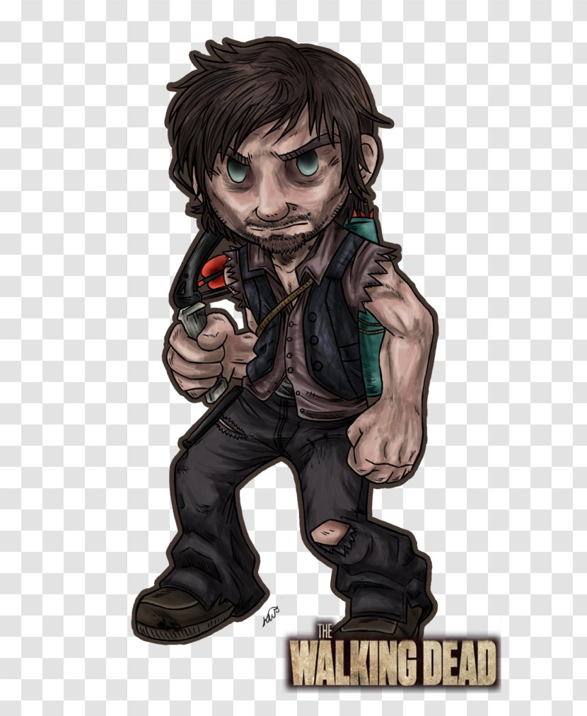 Daryl Dixon Drawing Cartoon Television - Flower - Tree Transparent PNG