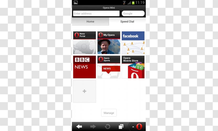 Opera Mini Android Web Browser - Computer Software Transparent PNG