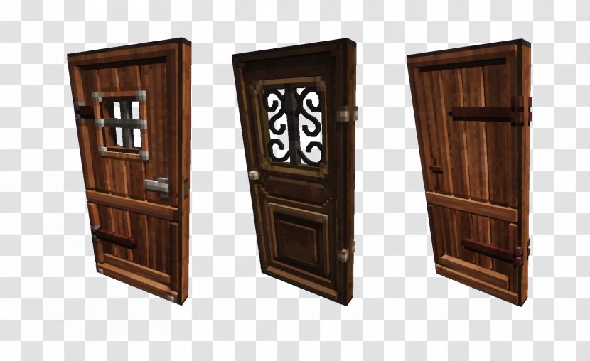 Minecraft Furniture Door Wood Stain Transparent PNG