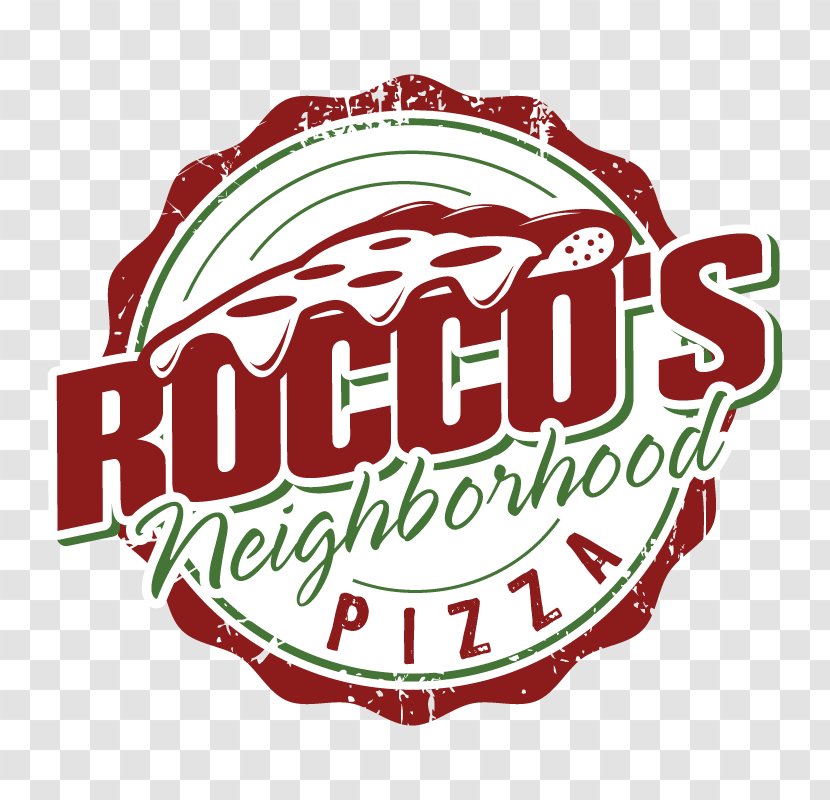 Rocco's Neighborhood Pizza Italian Cuisine Calzone Food - Brand - Hand Transparent PNG