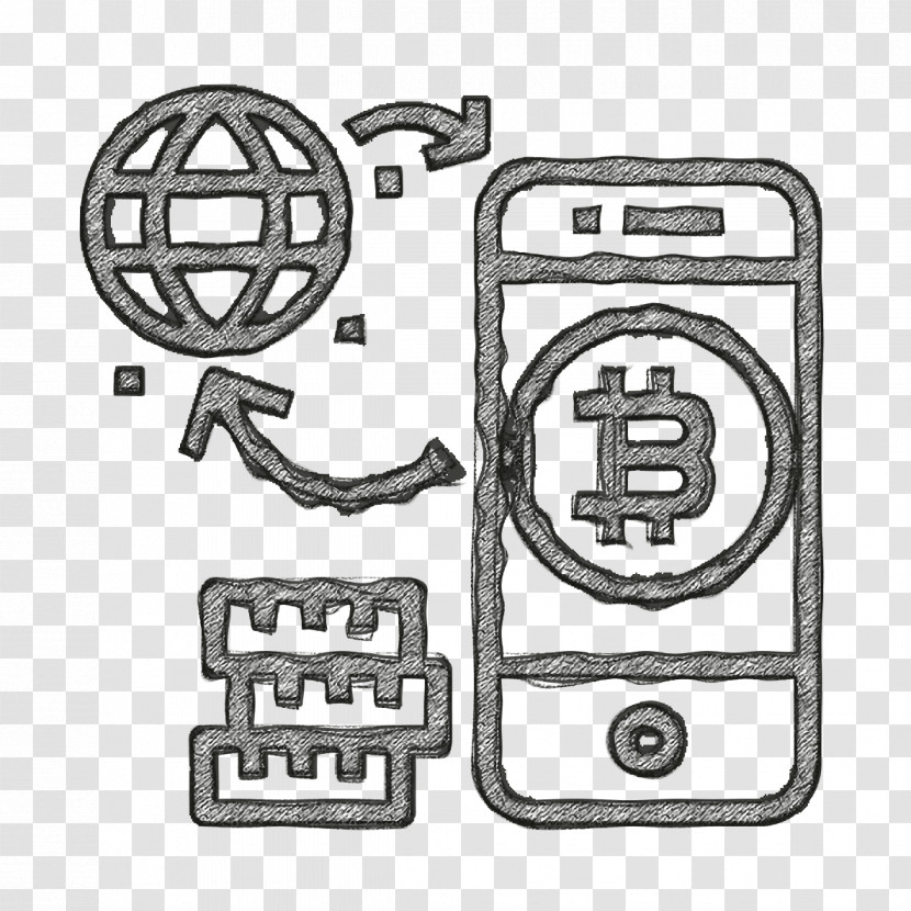 Bitcoin Icon Business And Finance Icon Transparent PNG