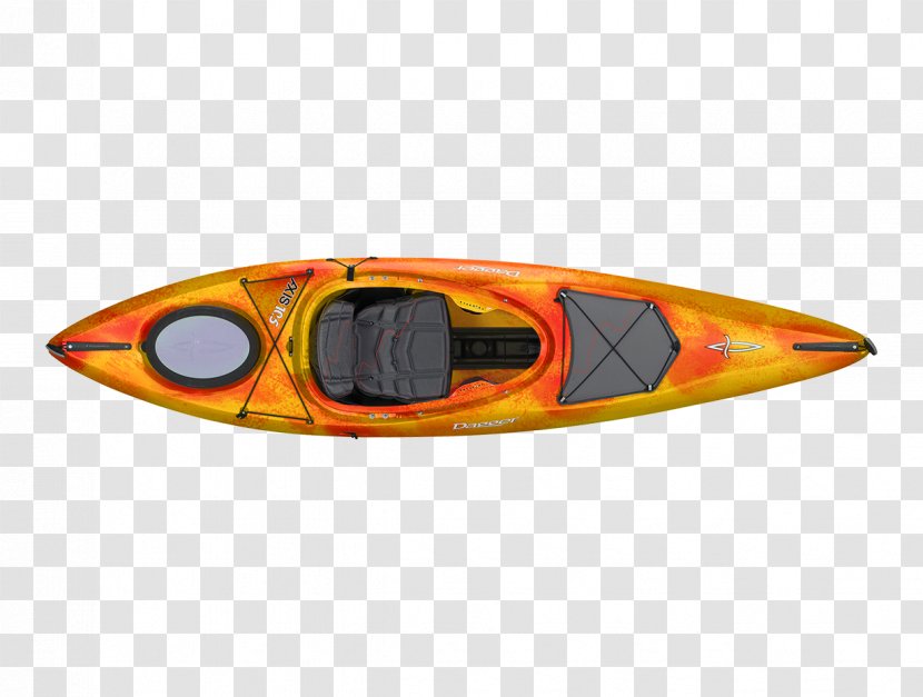 Recreational Kayak Canoe Paddle Boat - Orange - Dagger Transparent PNG