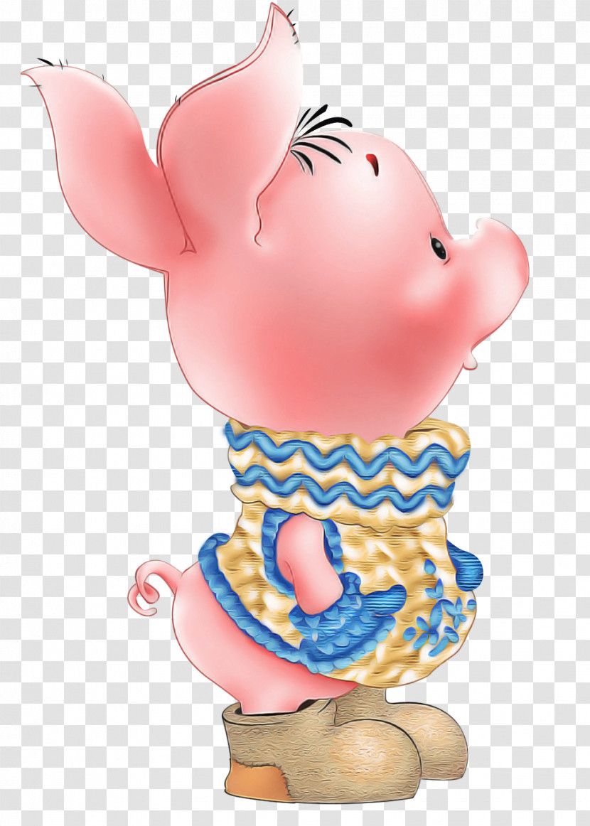 Pink Animal Figure Figurine Toy Transparent PNG