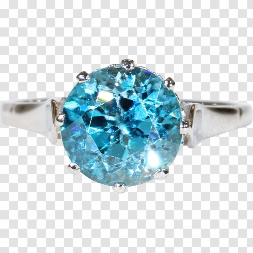 Sapphire Ring Blue Zircon Diamond Transparent PNG