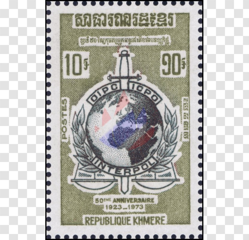 Postage Stamps Emblem Mail - Interpol Transparent PNG