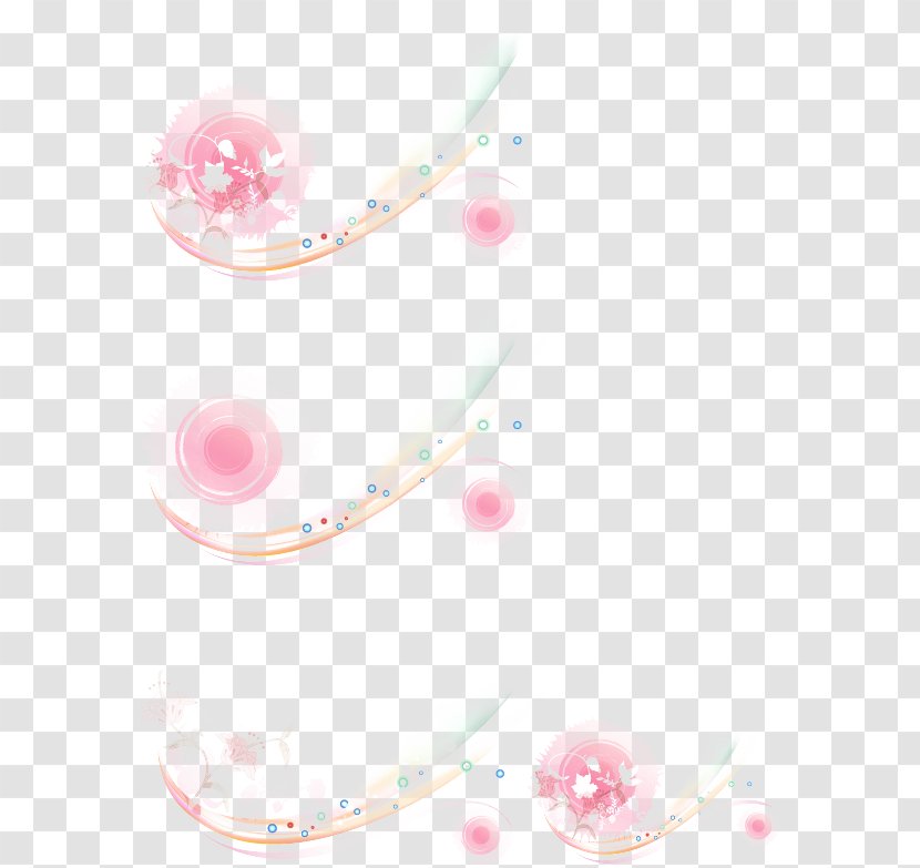 Circle Close-up Pink Jewellery Font - Closeup - Ribbon Transparent PNG