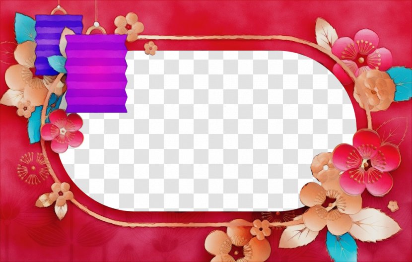 Picture Frame - Pink - Rectangle Magenta Transparent PNG