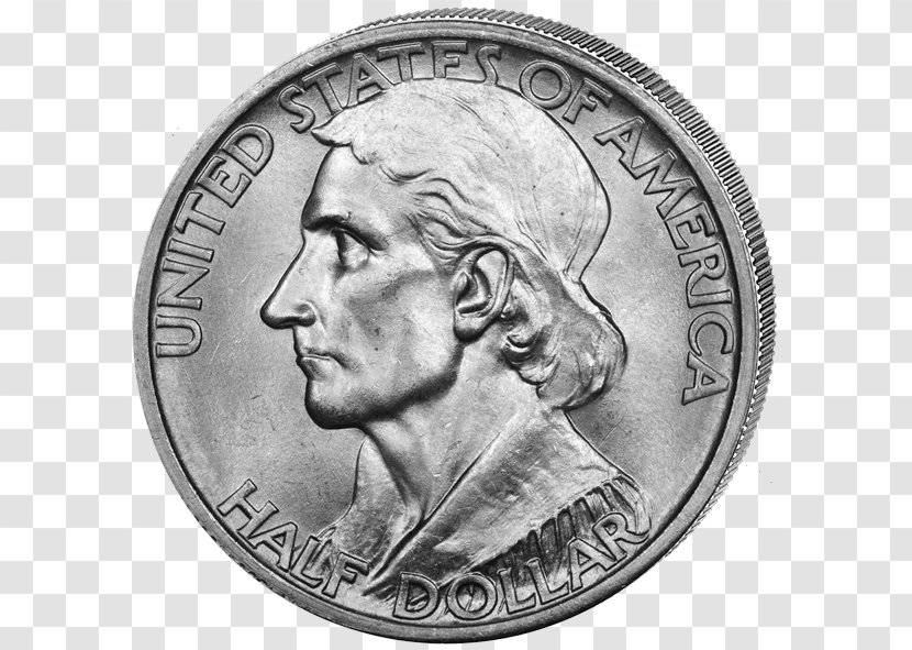 Dime Silver Medal White - Half Dollar Transparent PNG