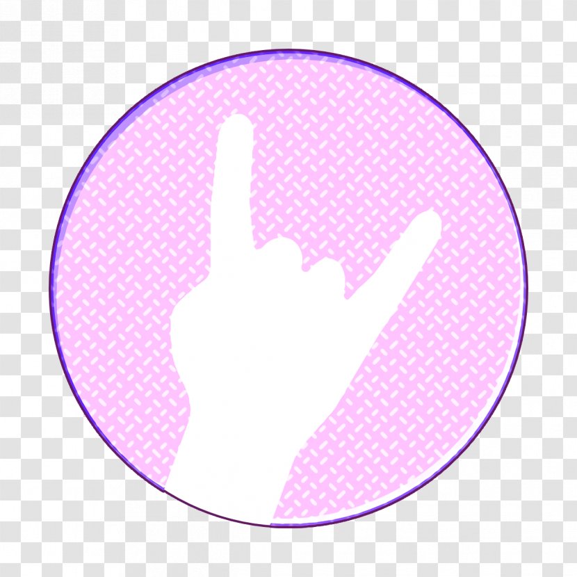 Coub Icon Funny Music - Finger - Logo Magenta Transparent PNG