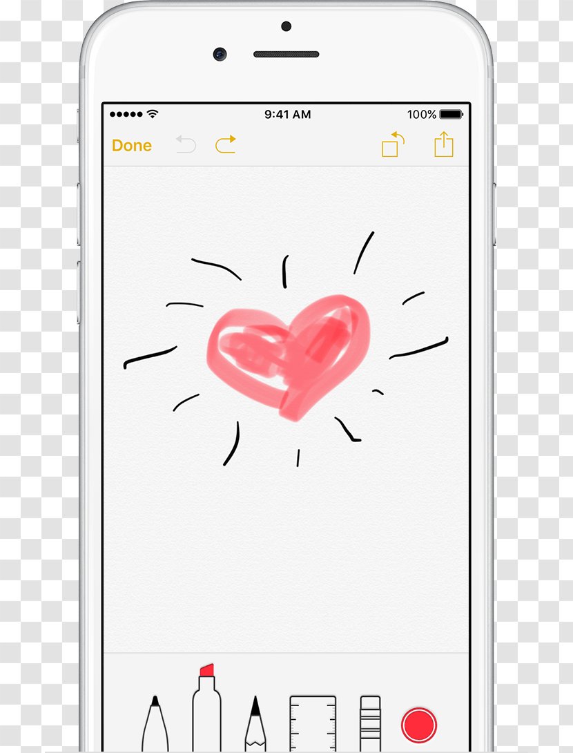 Apple Notes IOS 11 AlternativeTo - Silhouette - Phone Sketch Transparent PNG