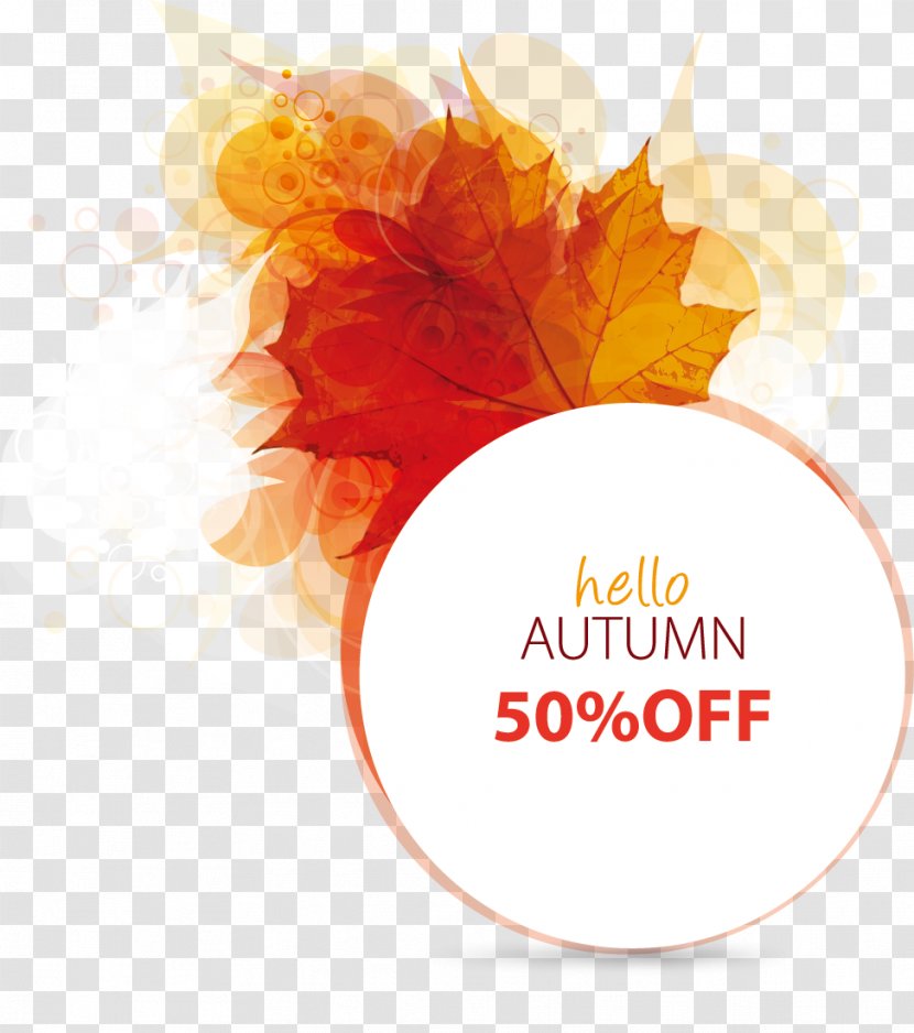 Poster - Dots Per Inch - Hello Vector Autumn Pattern Transparent PNG