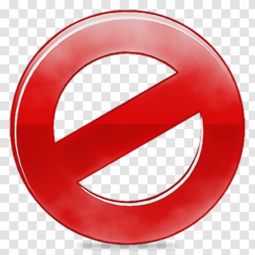 No Symbol - Red - Number Logo Transparent PNG