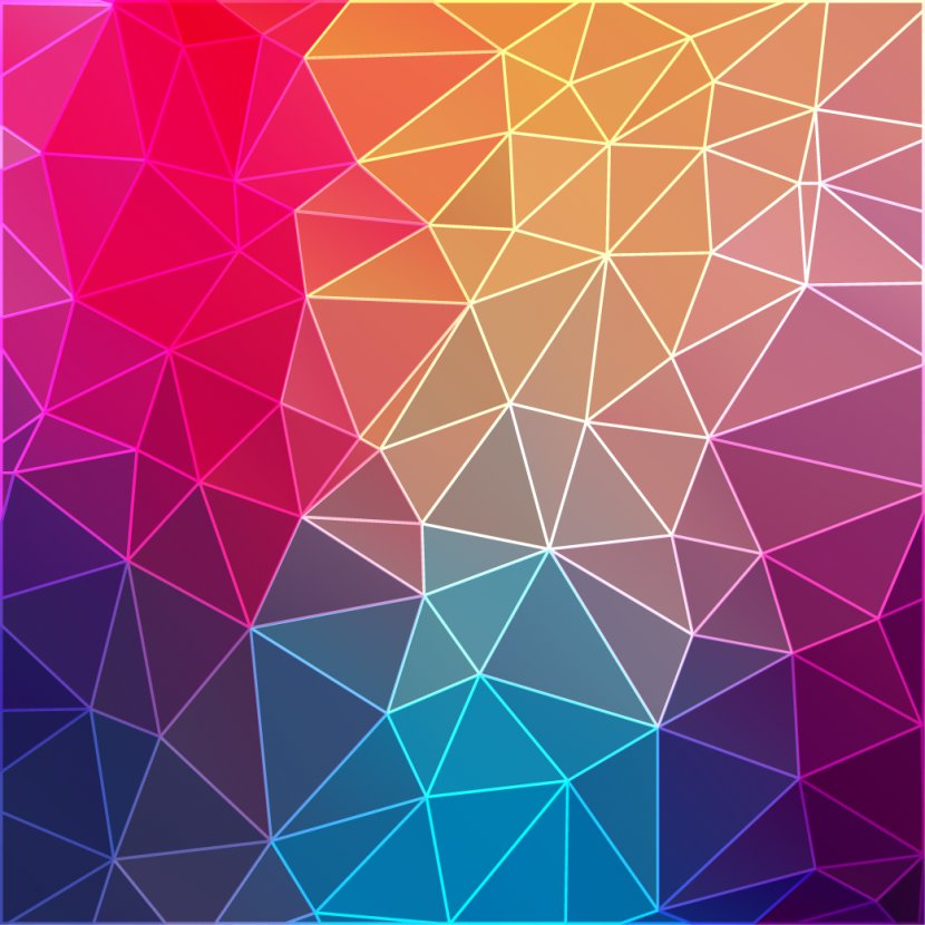 Origami Idea Pattern - Magenta - Gorgeous Three-dimensional Fold Background Vector Material Transparent PNG