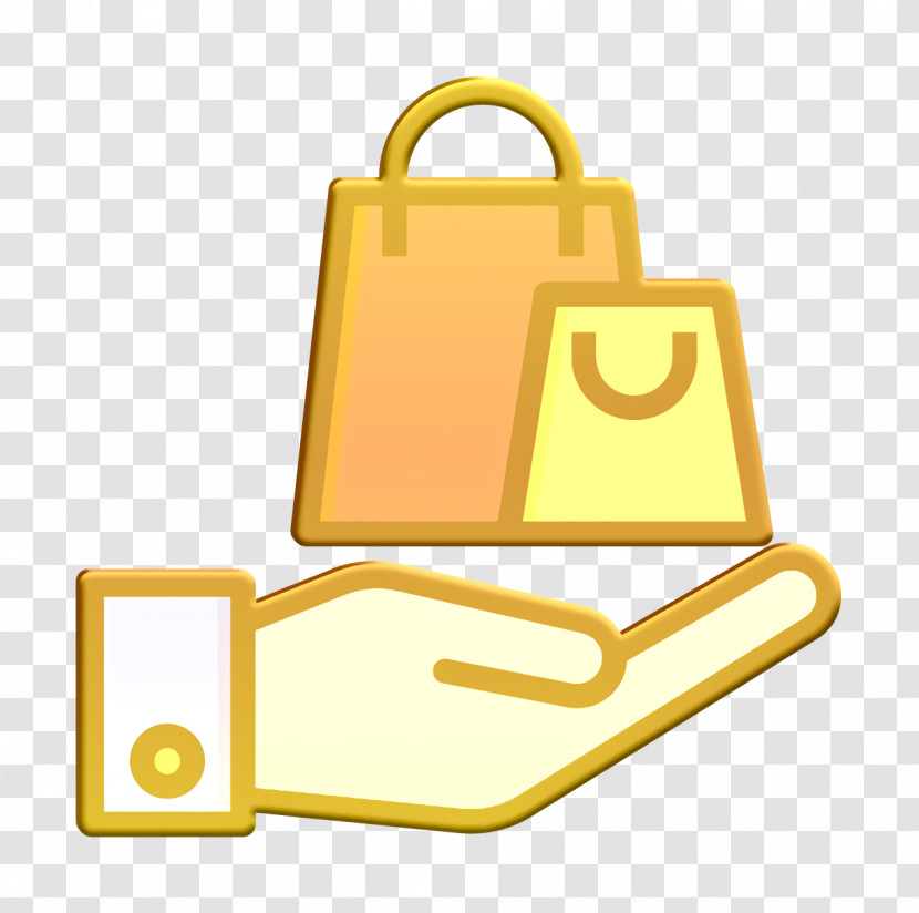 Hands And Gestures Icon Ecommerce Icon Shopping Bag Icon Transparent PNG
